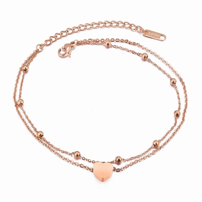 heart Bracelet anklet dual purpose gb0617039