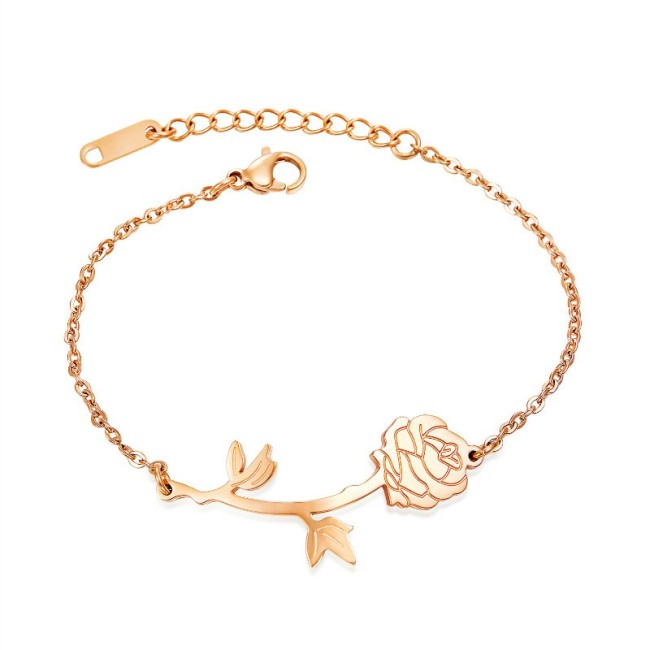 rose flower bracelet gb0619995a