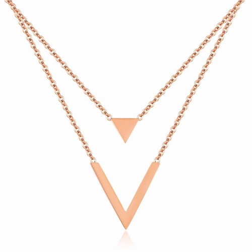 Double V - necklace gb06171315
