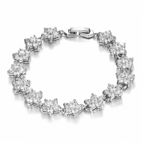 flower zircon bracelet q9990119