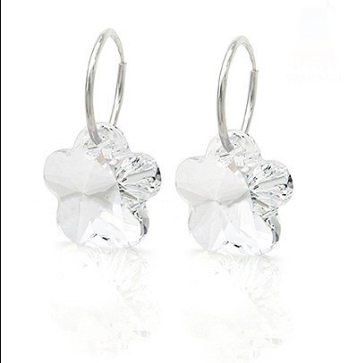 strass flower earring 980130