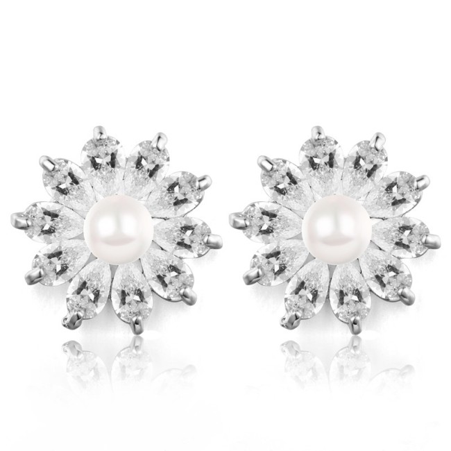 flower pearl earring q5550920