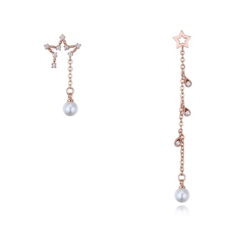 silver needles str pearl earring 26169