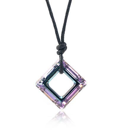 silver Austrias crystal necklace062019