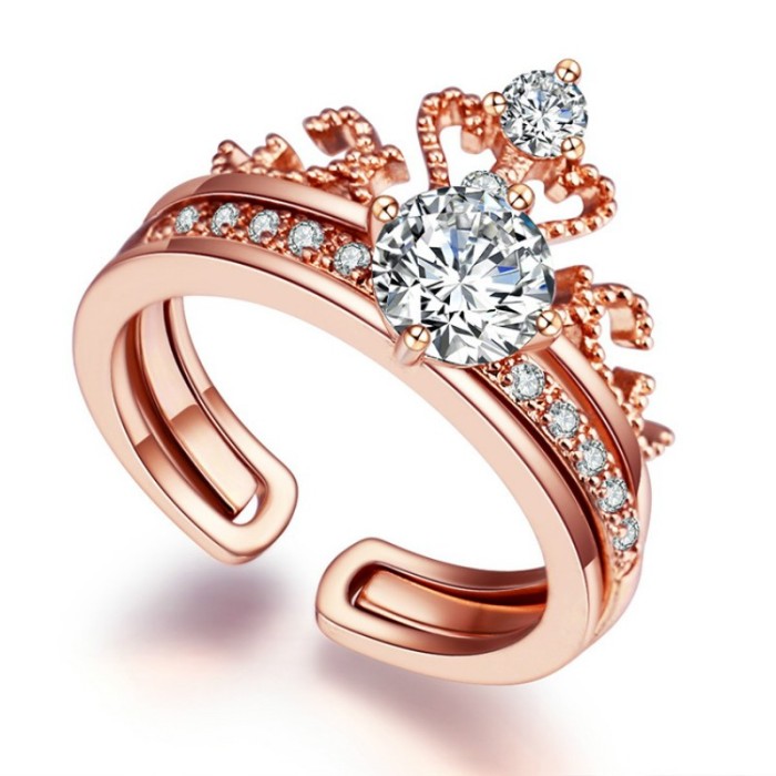 Crown open ring 29556