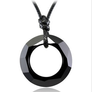 silver crystal necklace 02021801