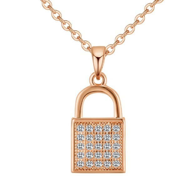 Mini Lock Necklace 28607