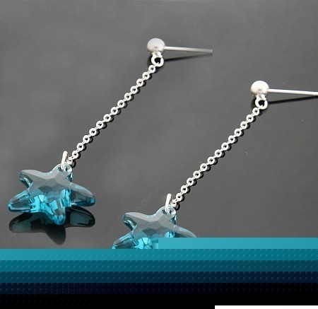 strass crystal  Starfish  earrings 980136