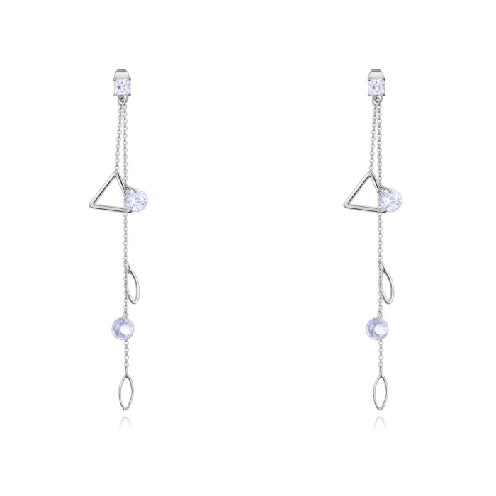 Triangle long earrings  26608