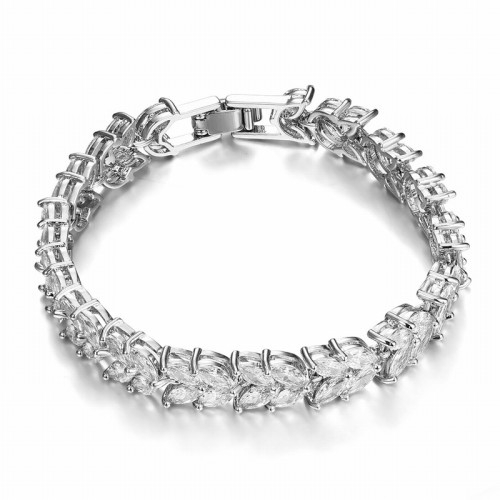 Leaves zircon bracelet q9990107c