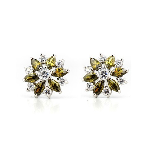 cz stone earring E066-3