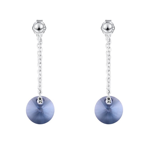 round silver earring 30571
