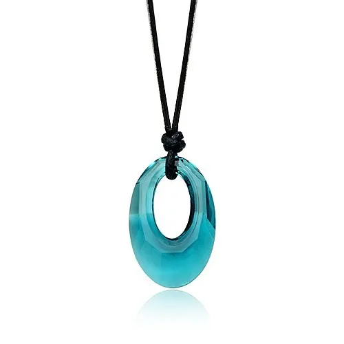 silver Austrias crystal necklace062107