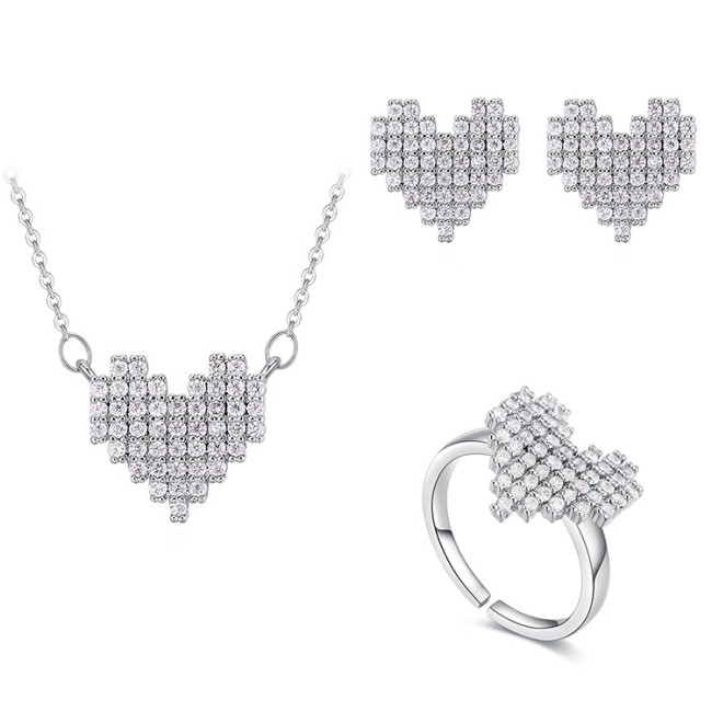heart jewelry set 30465