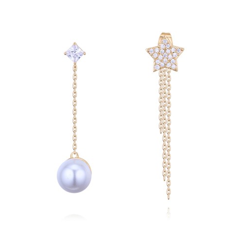 star pearl earring 26669