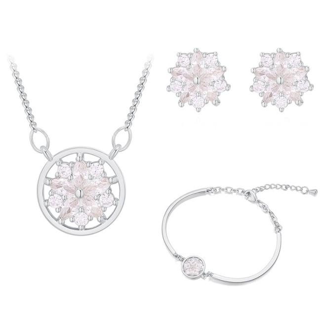 Snowflake jewelry set 30376