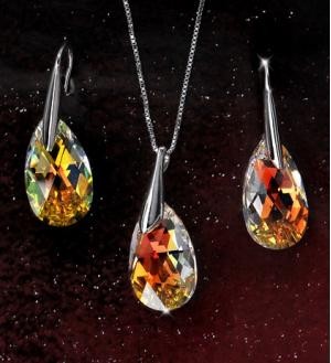 crystal pendant set9702245