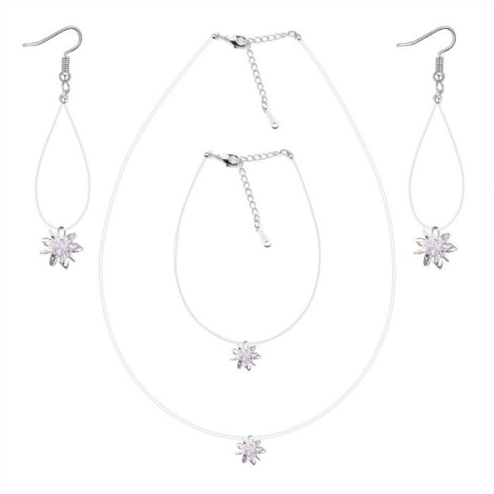 snowflake jewelry set 28793