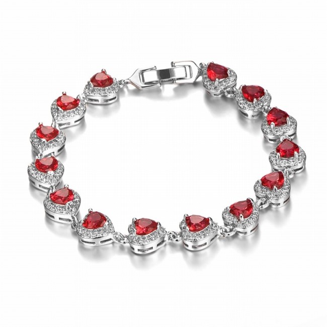 heart zircon bracelet q99900962