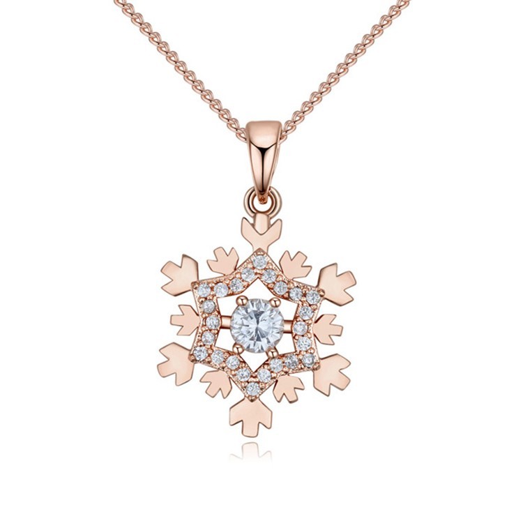 snowflake necklace 25951
