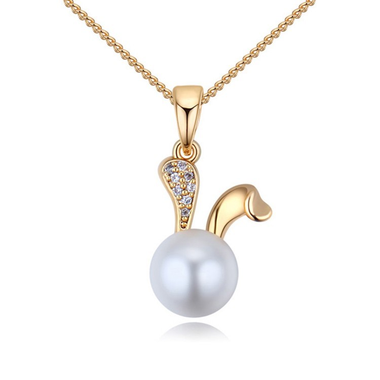 rabbit pearl necklace 25899