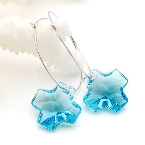 crystal - cross   earrings980506
