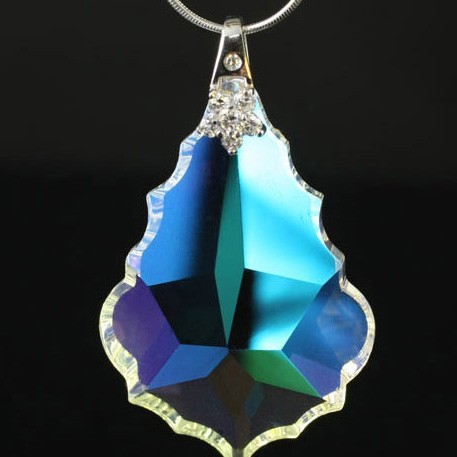 silver Austrias crystal pendant0622103