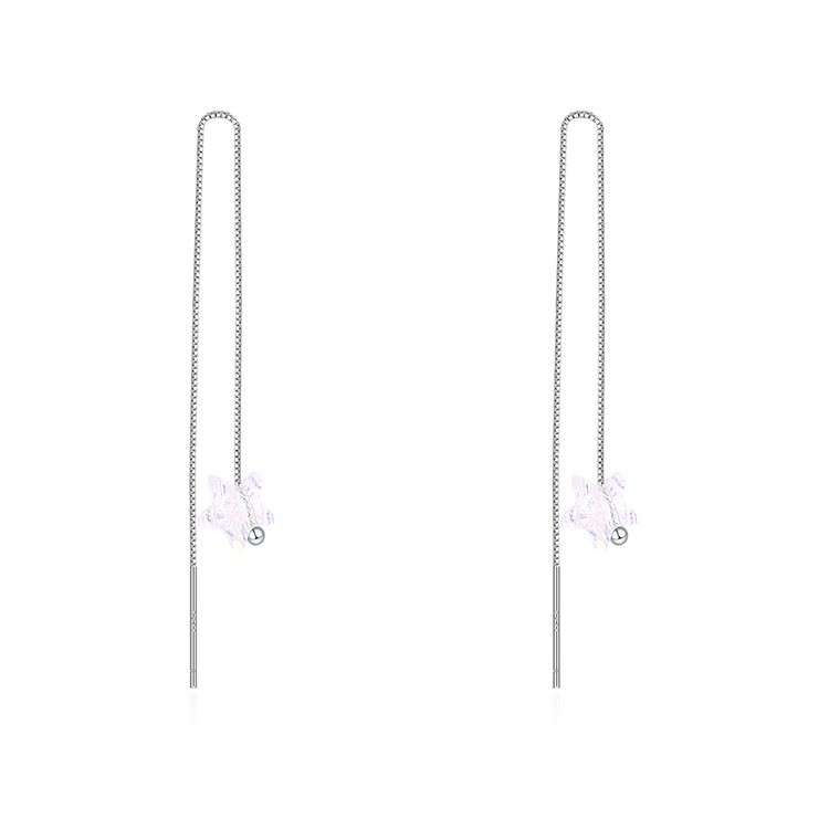 star silver earring 30509