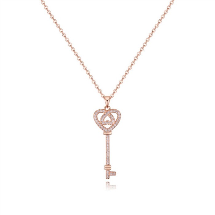 heart key necklace 28710