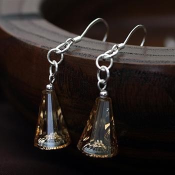 silver 5540 crystal earring031808