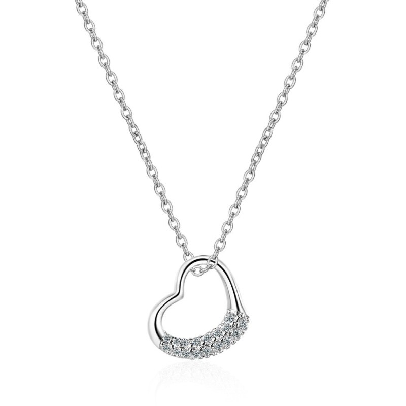 Necklace Pendant Female Set Full Diamond Lovely Short Clavicle Chain Female Fashion Sweet Bush Chain Wholesale Dz507