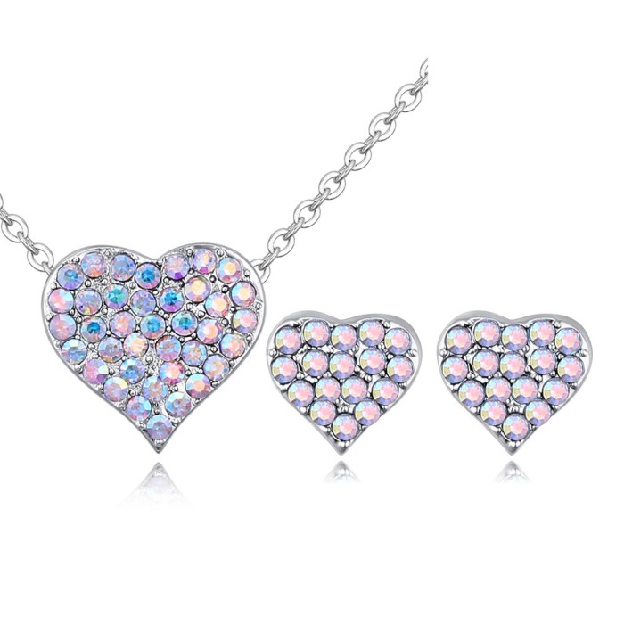 heart jewelry set 26788
