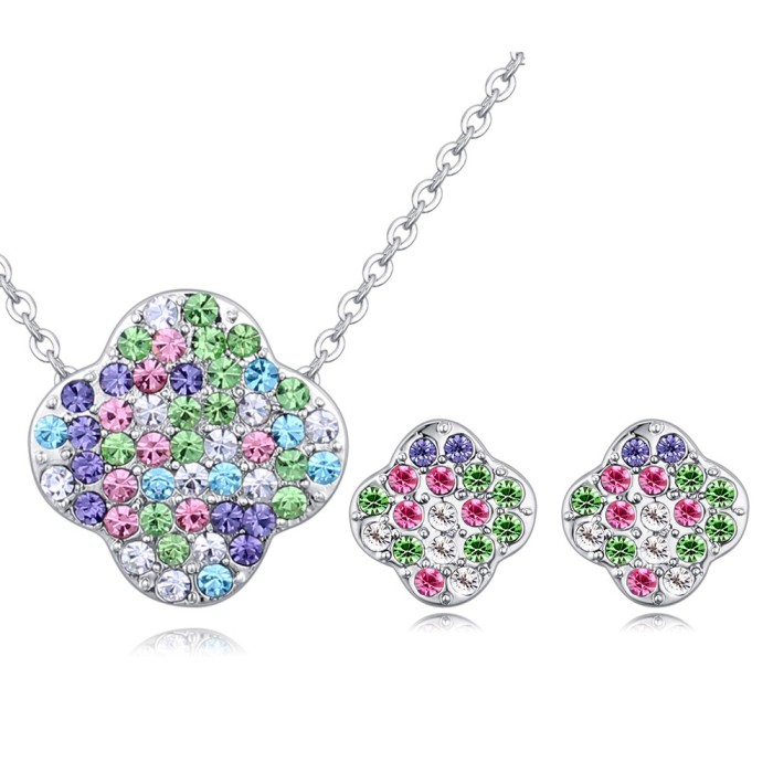 four leaf clover jewelry set 26700