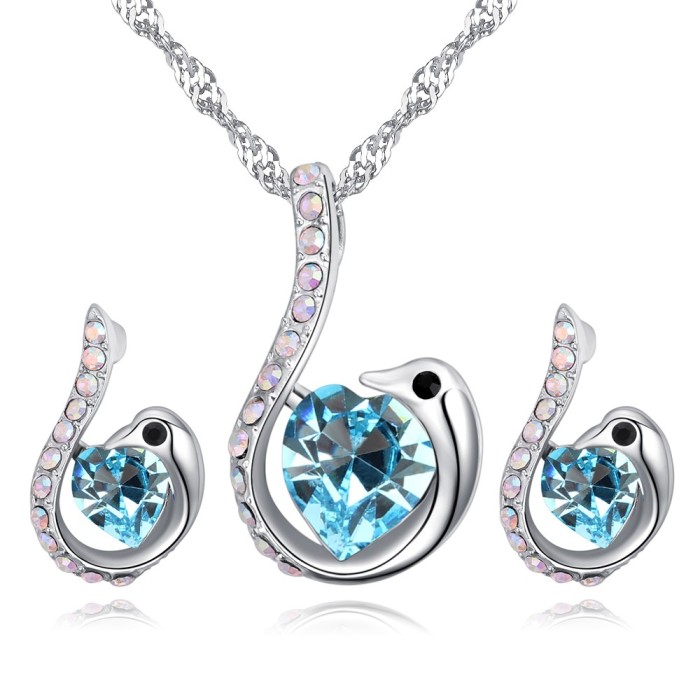 swan jewelry set 27016