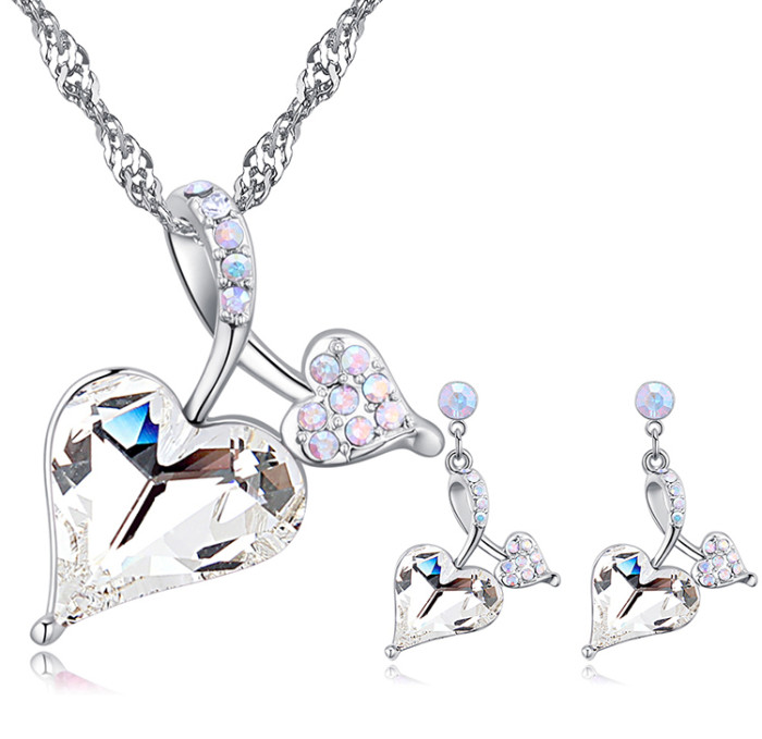 heart jewelry set 26826