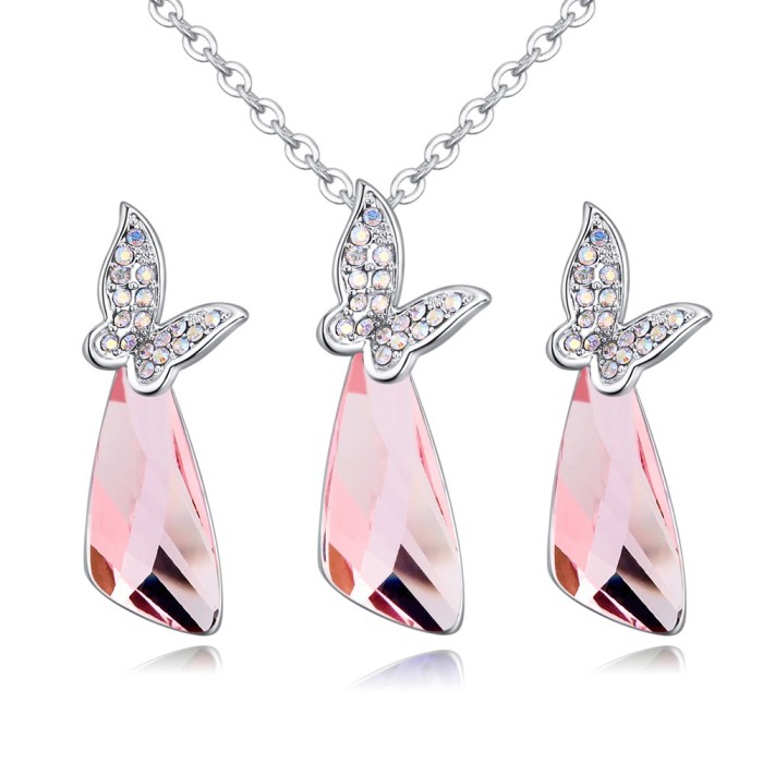 butterfly jewelry set 27052