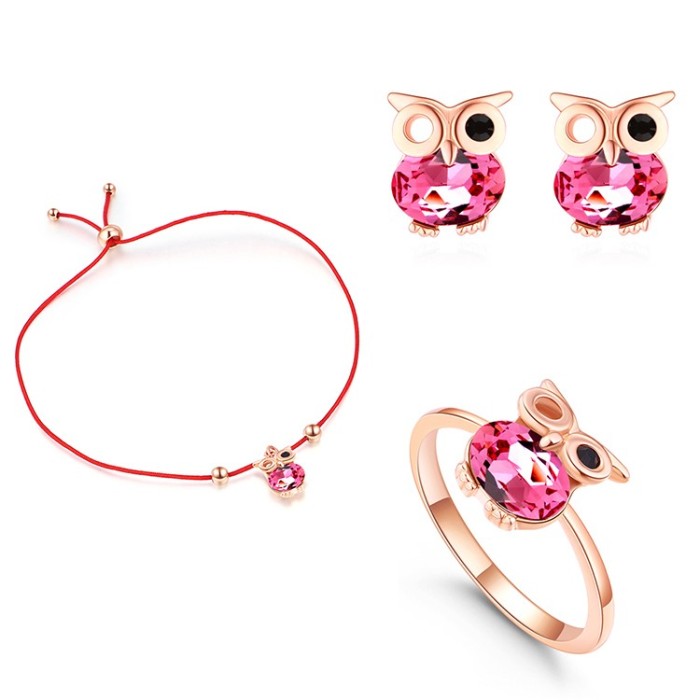 owl jewelry set 30565