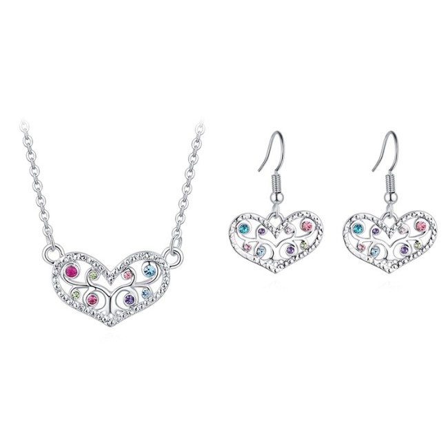 heart jewelry set