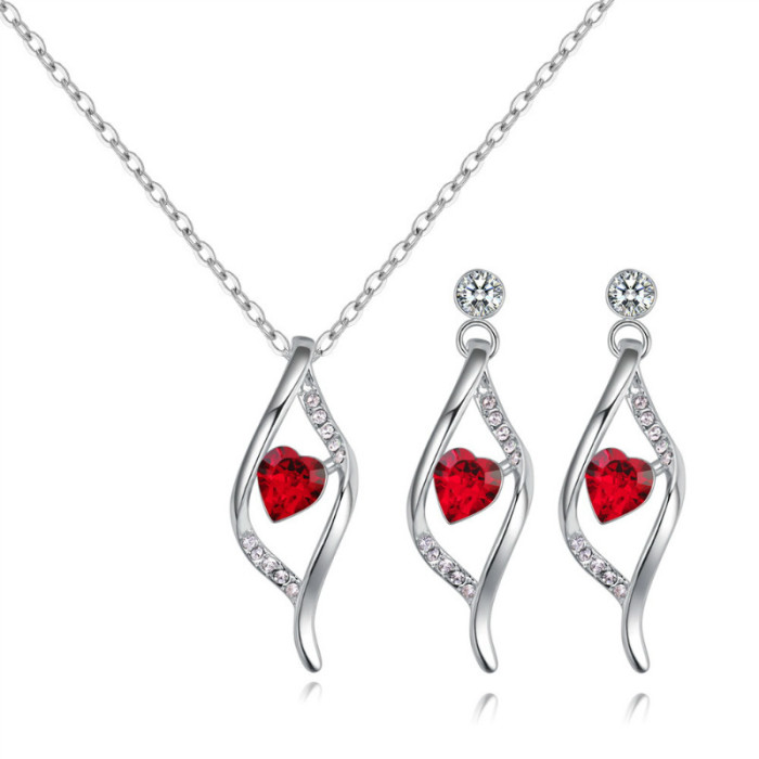 heart jewelry set 28898