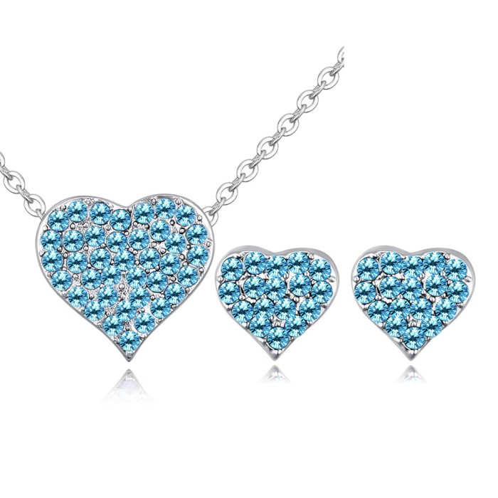 heart jewelry set 26788