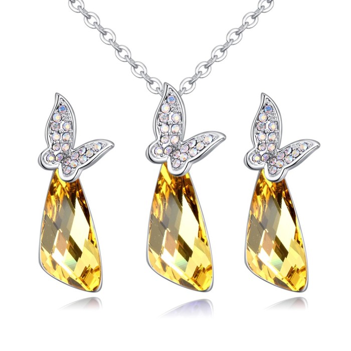butterfly jewelry set 27052