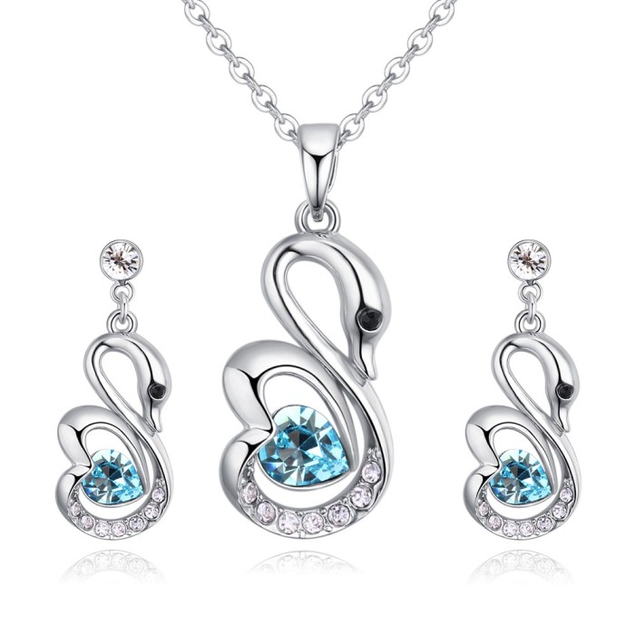 swan jewelry set 27093