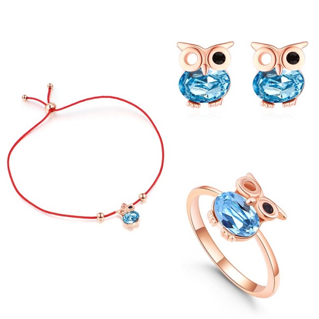 owl jewelry set 30565