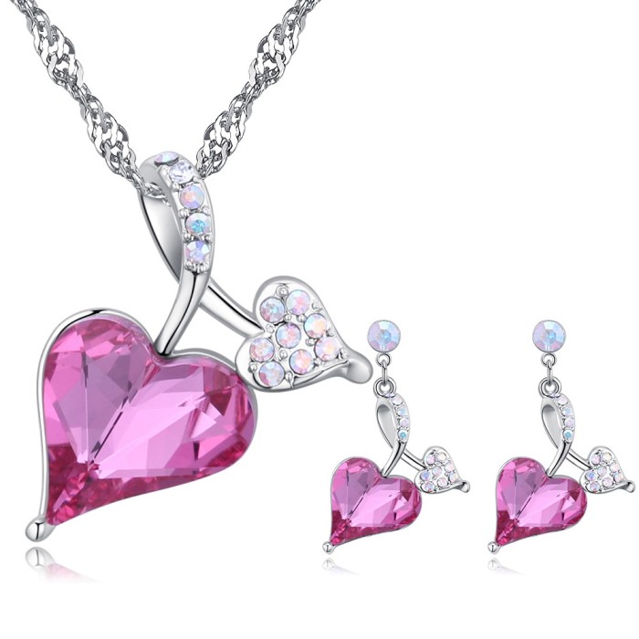 heart jewelry set 26826