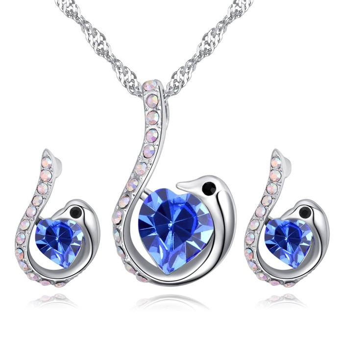 swan jewelry set 27016