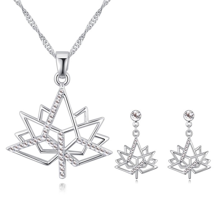 Maple leaf jewelry set 26898