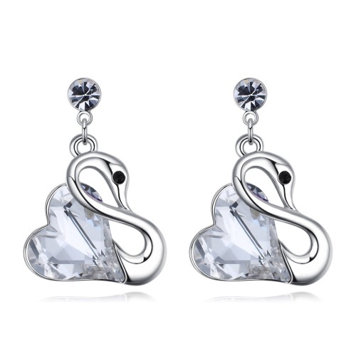 swan earring 26123