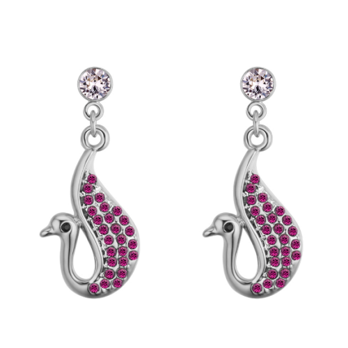 Swan earrings 28113