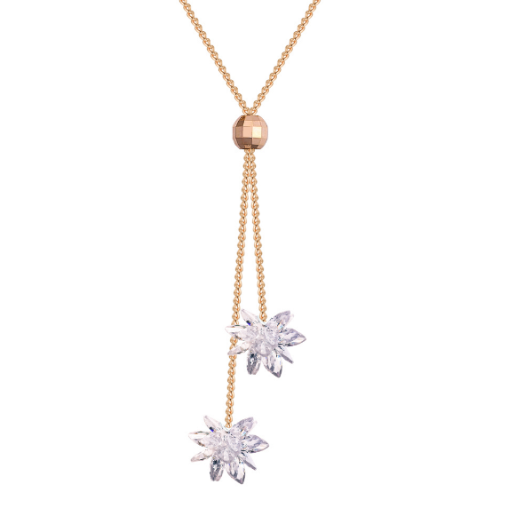 Ice flower necklace