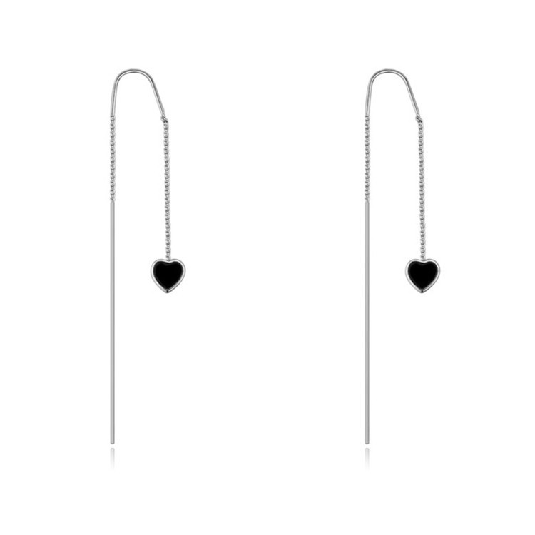 heart long earring 25928